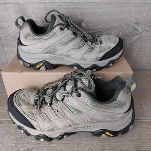 Merrell Moab 3 Vent Shoes Women Size 7W Brown Hiking Sneakers Vibram Low J035882